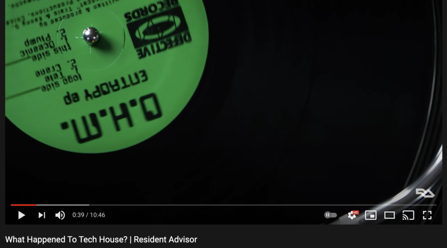 Resident Advisor and a Defective Tech House classic